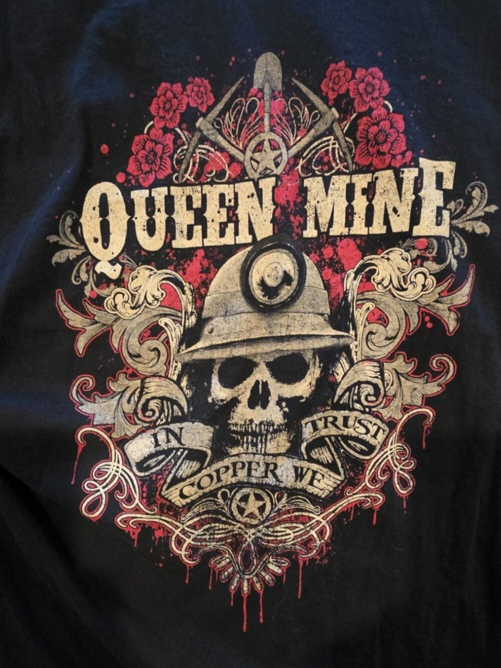 *Copper Queen Mine "In Copper We Trust" Long Sleeve Shirt from Bisbee, Arizona* - Picture 4 of 4